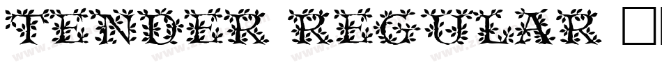 Tender Regular字体转换